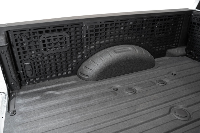 Ford F250 Bed Side Molle Panels - Driver Side - Addictive Desert Designs - Full Kit - Hammer Black - `23-`27